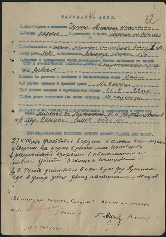 Черник Александр Николаевич Документ 1