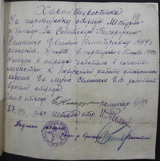 Семашко Евгения Дмитриевна Документ 1