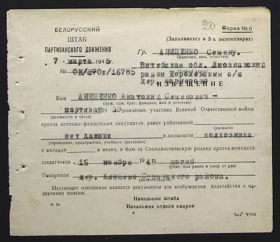 Анищенко Анатолий Семенович Документ 1