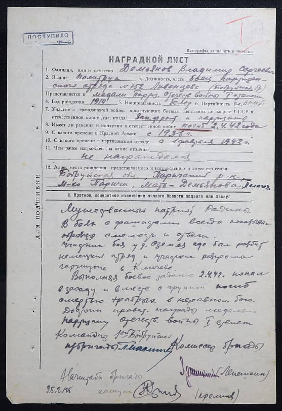 Демьянов Владимир Сергеевич Документ 1