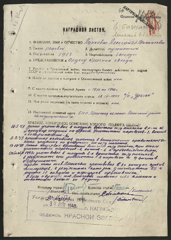 Линкевич Александр Михайлович Документ 1