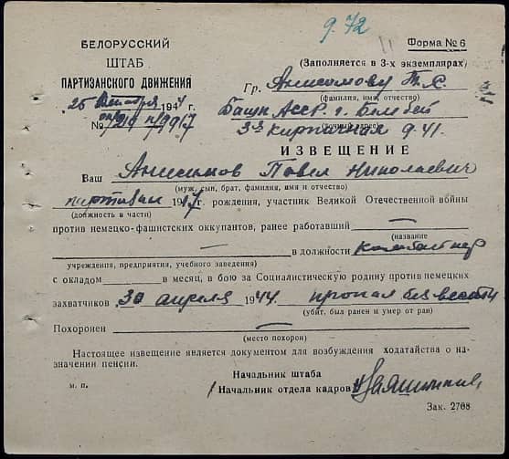 Анисимов Павел Николаевич Документ 1