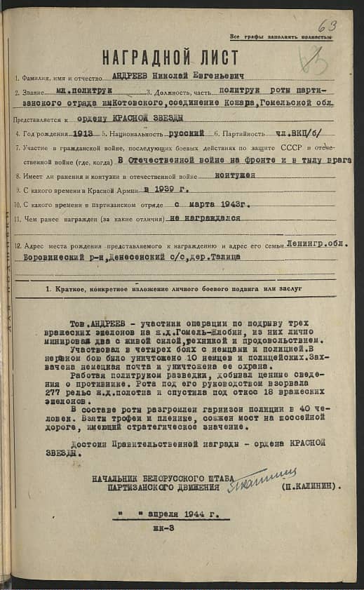 Андреев Николай Евгеньевич Документ 1