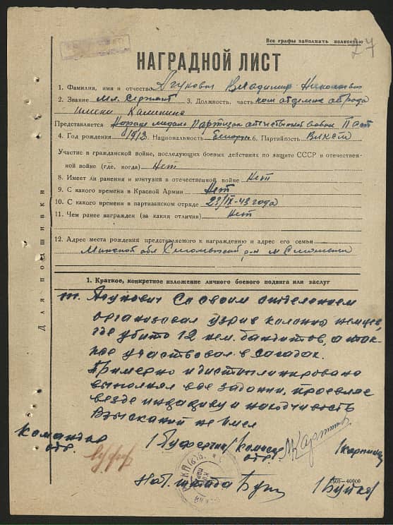 Агунович Владимир Николаевич Документ 1