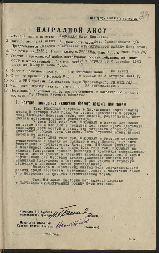 Высоцкая Юлия Ивановна Документ 1