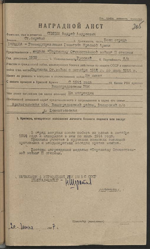 Спицин Андрей Андреевич Документ 1