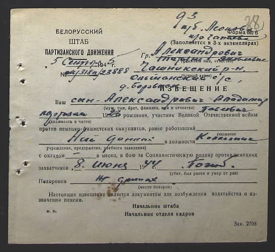Александрович Владимир Павлович Документ 1