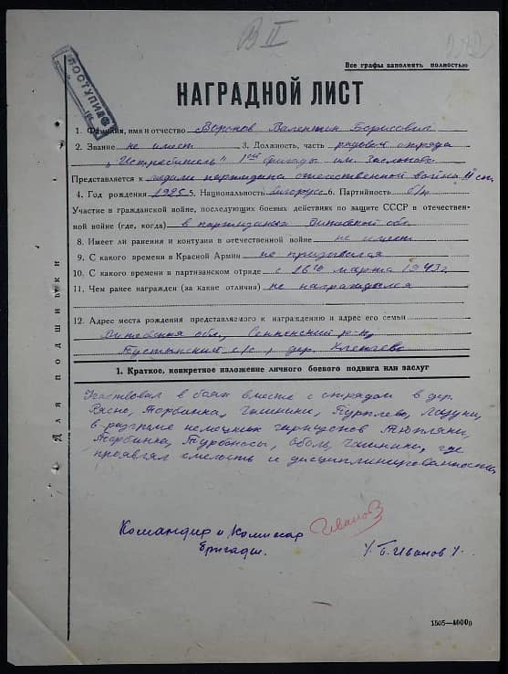 Воронов Валентин Борисович Документ 1