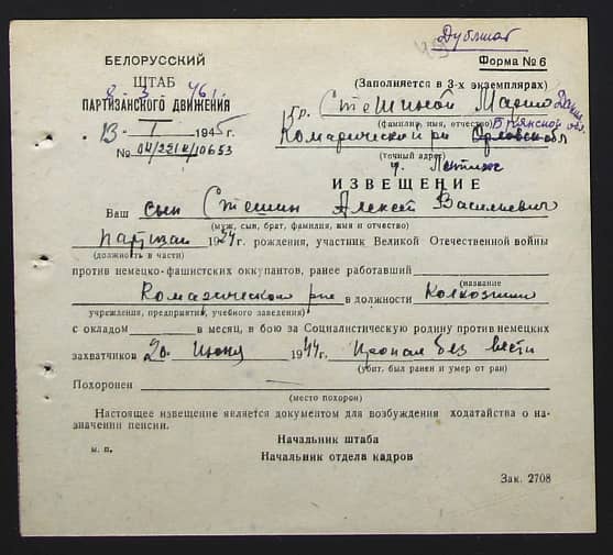 Стешин Алексей Васильевич Документ 1