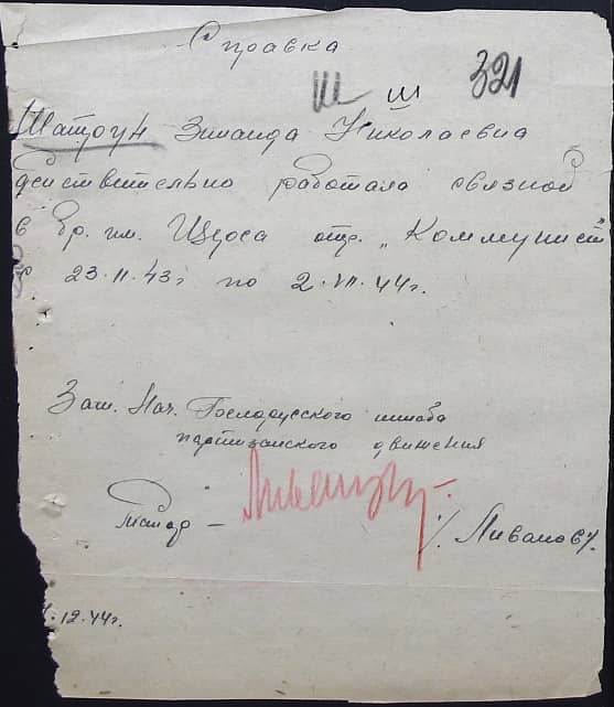 Шатрун Зинаида Николаевна Документ 1