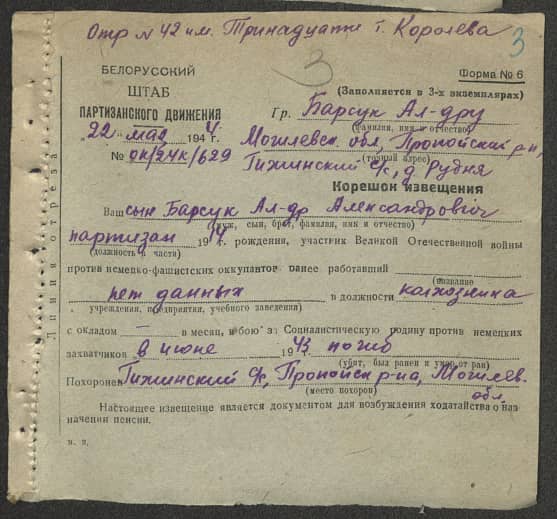 Барсук Александр Александрович Документ 1