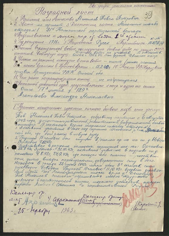 Николаев Павел Петрович Документ 1