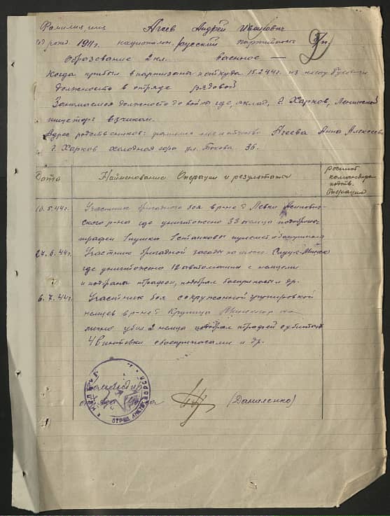 Агеев Андрей Иванович Документ 1