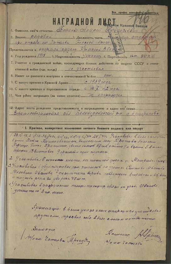 Беденко Андрей Григорьевич Документ 1