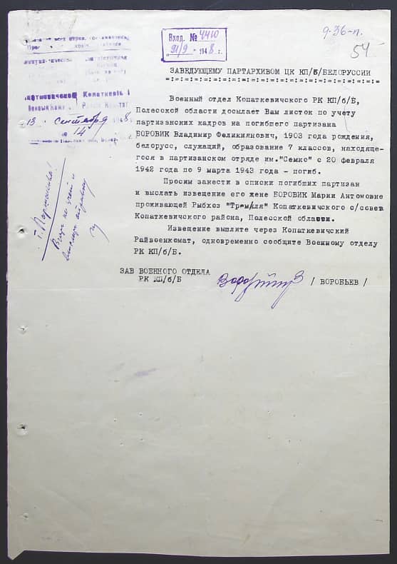 Боровик Владимир Филикиянович Документ 1
