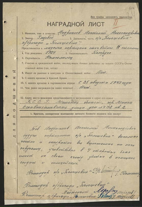 Андрианов Анатолий Александрович Документ 1