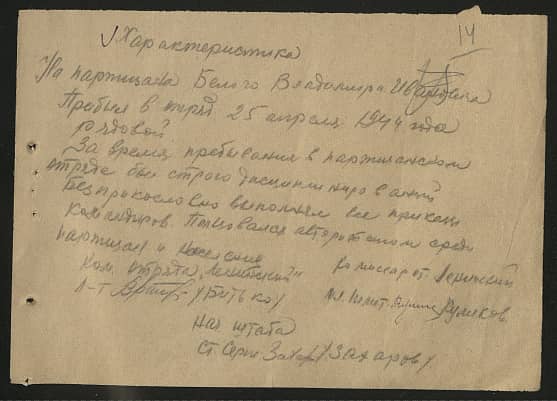 Белый Владимир Иванович Документ 1