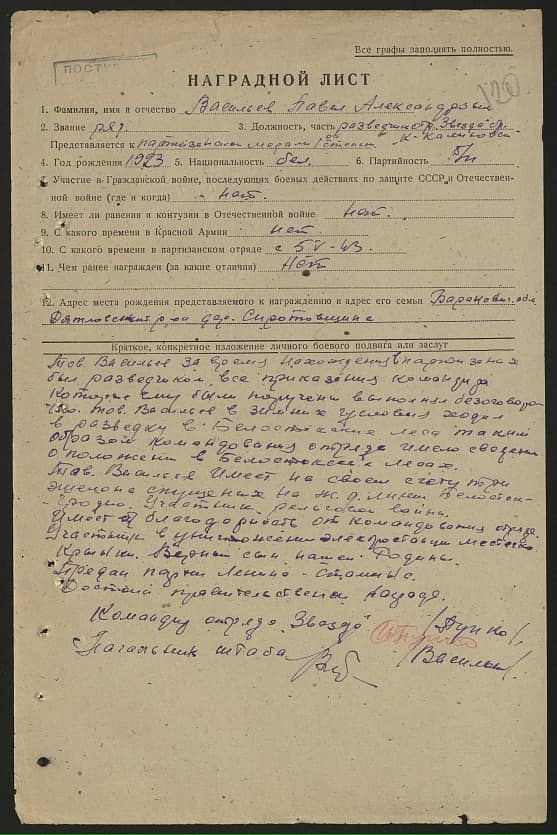 Васильев Павел Александрович Документ 1