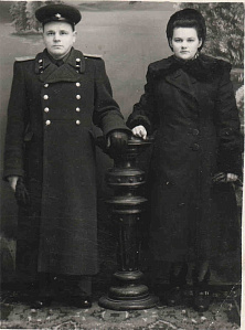 На фото: Барминский Василий Васильевич с женой Лидией Степановной